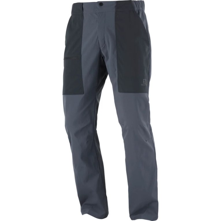 Black Salomon Outrack Men's Sport Pants | PH 69307A